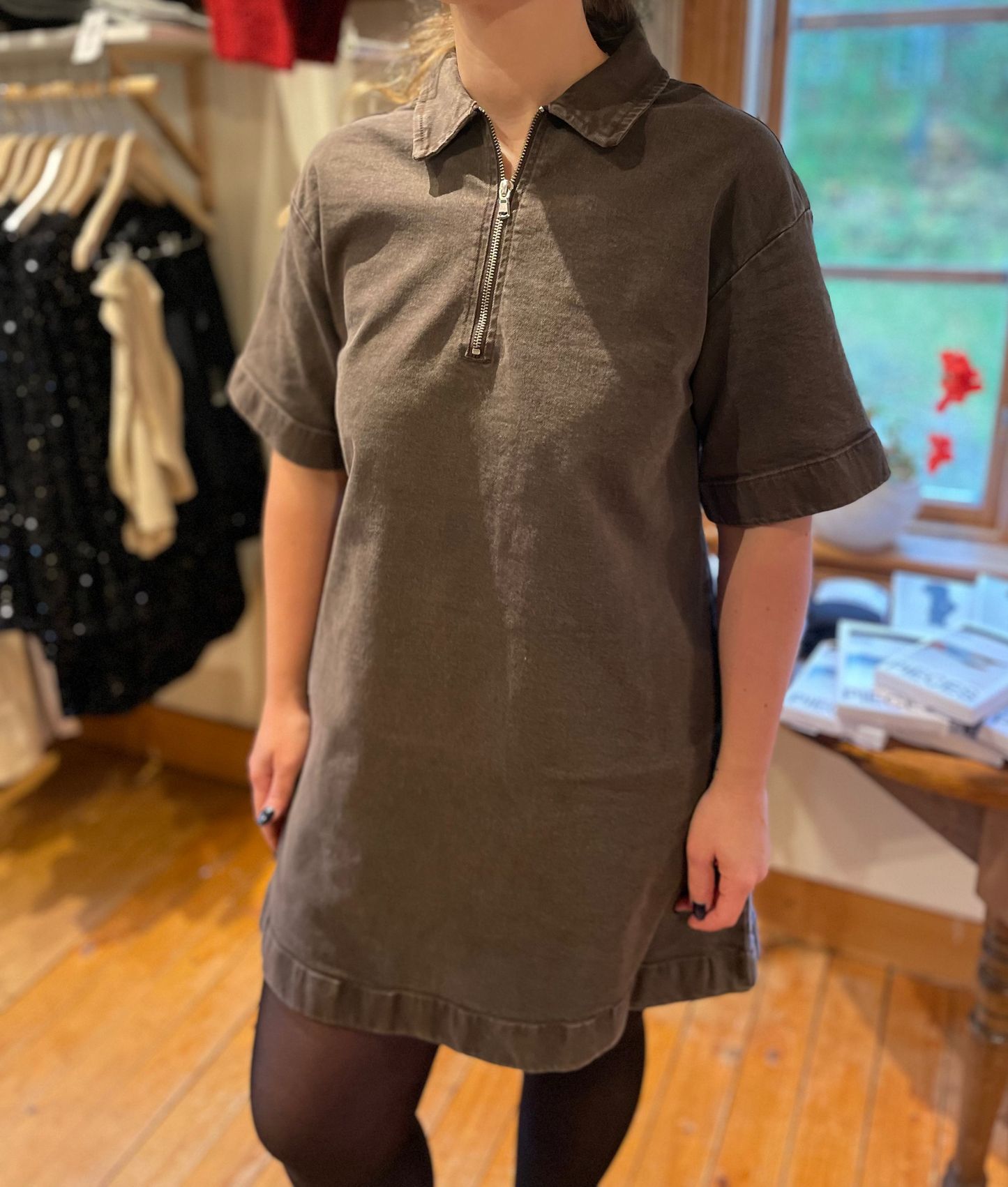 PCSELMA DENIM DRESS