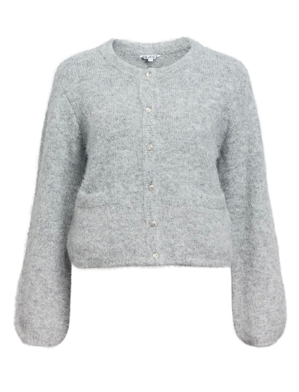 OBJSAGGIA CARDIGAN GRÅ