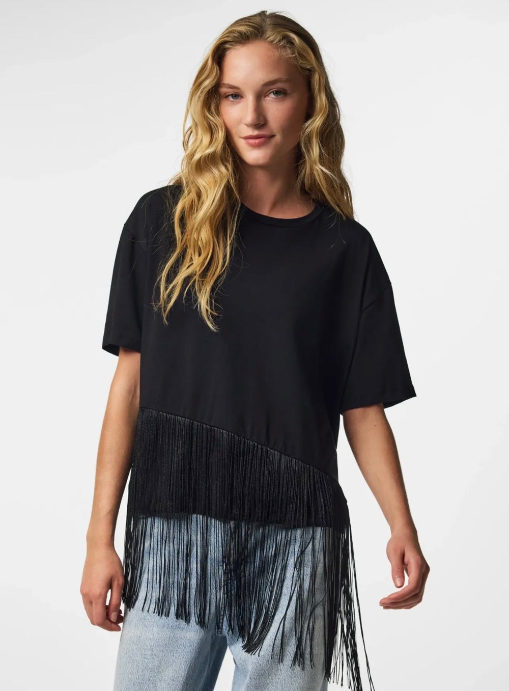 PCOLLIE FRILLS T-SHIRT