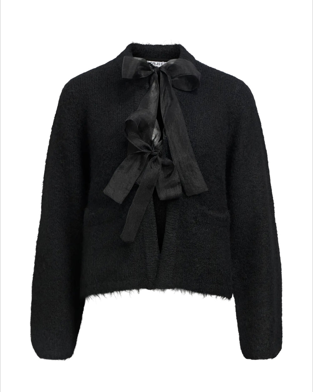 OBJSAGGIA BOW CARDIGAN