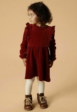 SAGA VELOUR KLÄNNING MINI