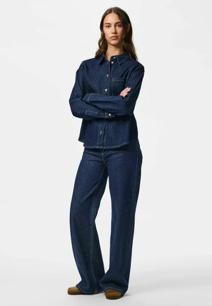 PCSILKE DENIM SHIRT