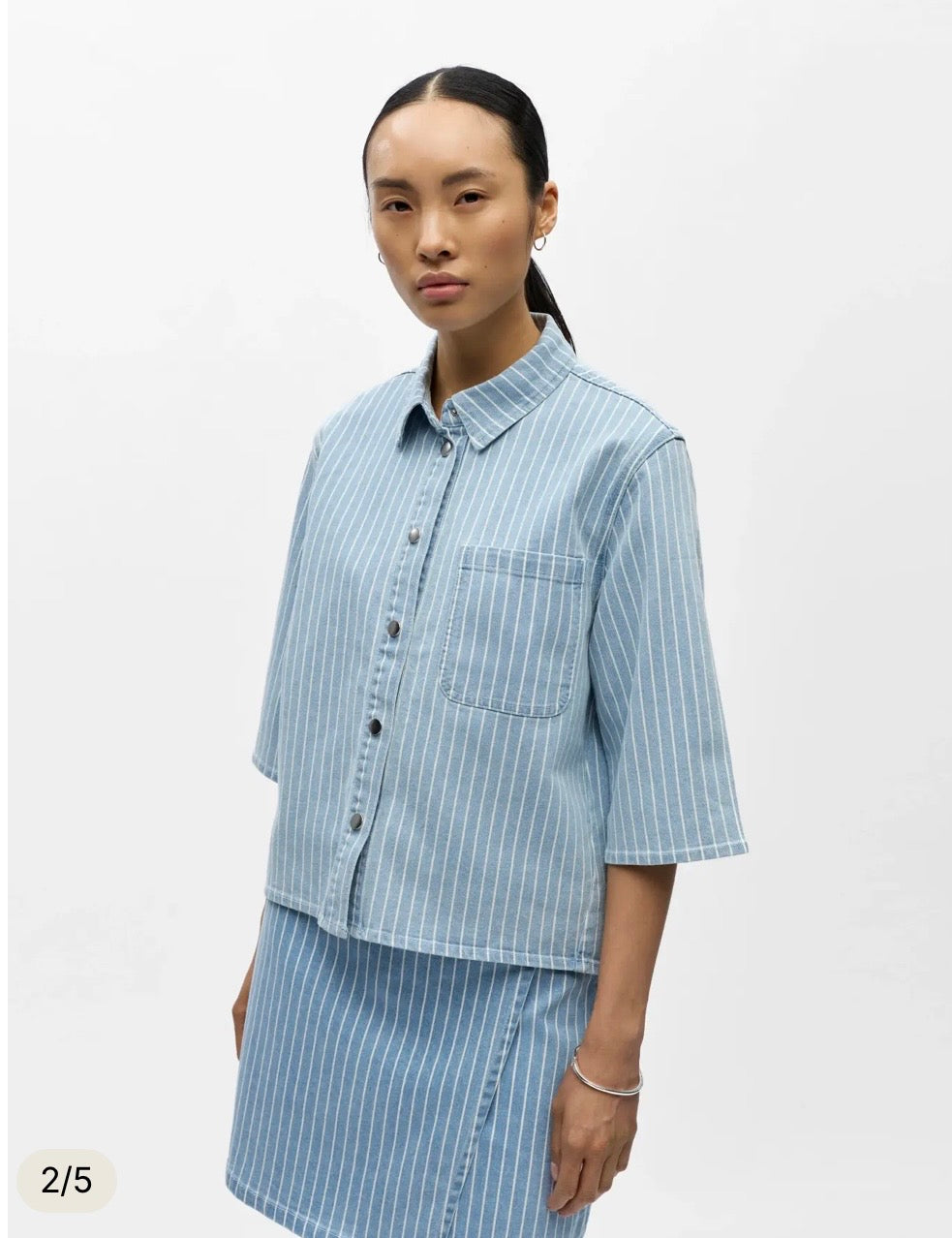 OBJSANNI DENIM SHIRT
