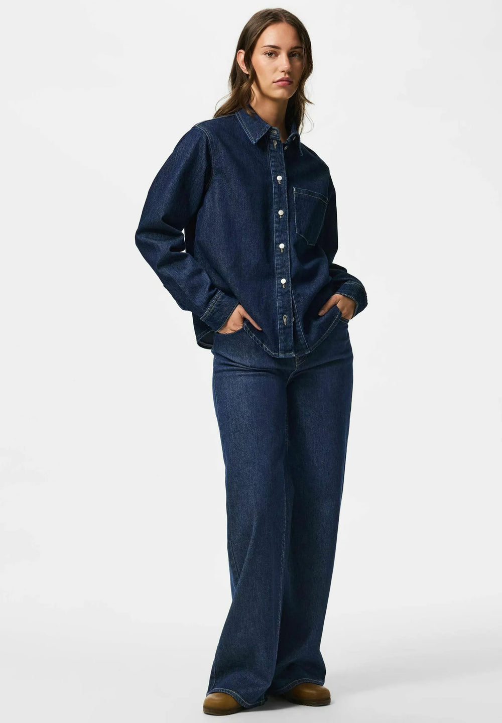 PCSILKE WIDE JEANS