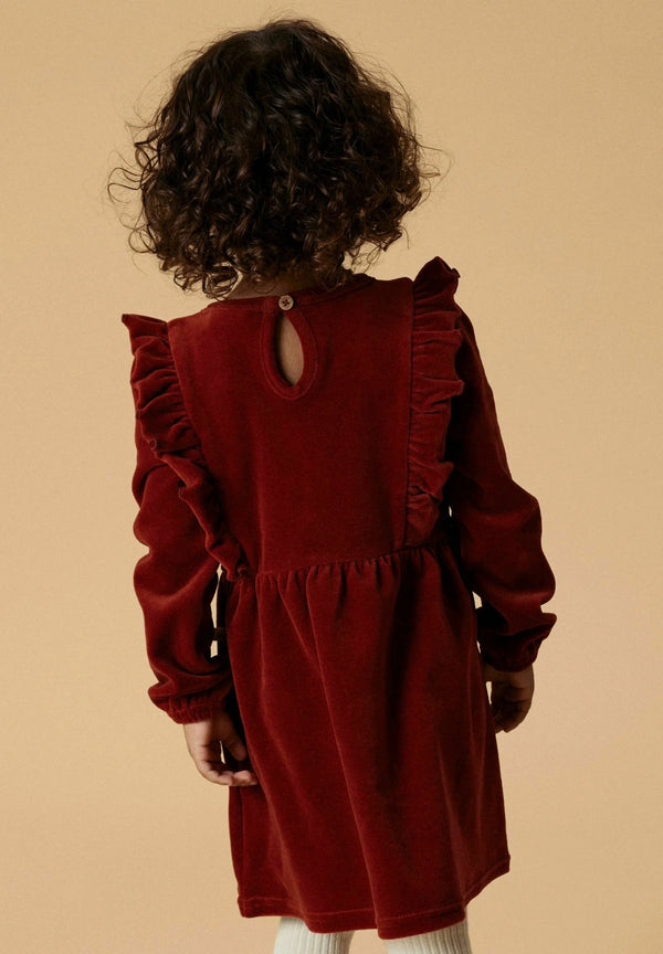 SAGA VELOUR KLÄNNING MINI
