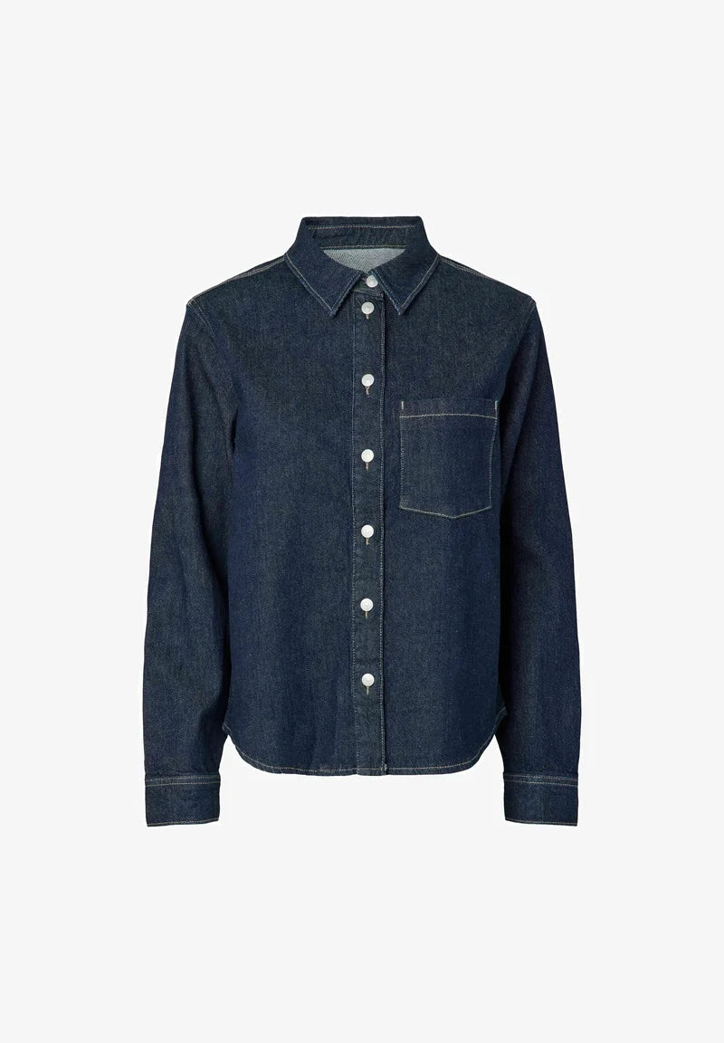 PCSILKE DENIM SHIRT