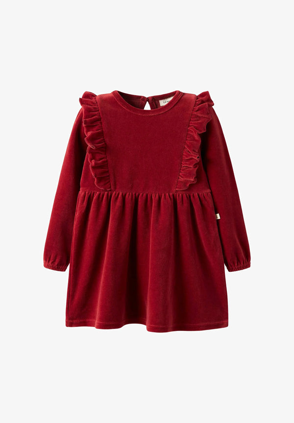 SAGA VELOUR KLÄNNING MINI