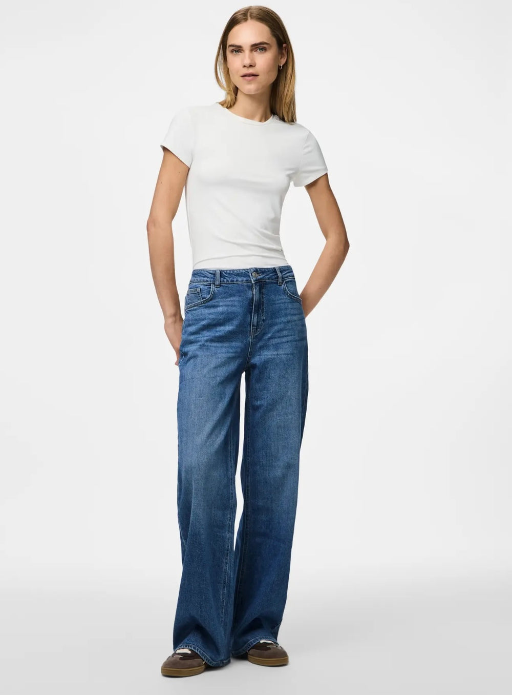PCSILKE WIDE JEANS