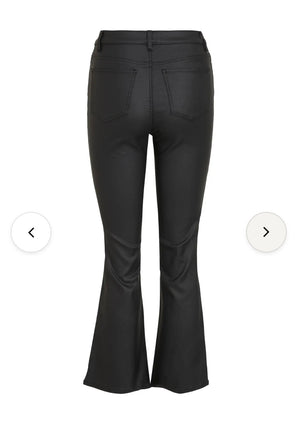 OBJBELLE COATED PANTS