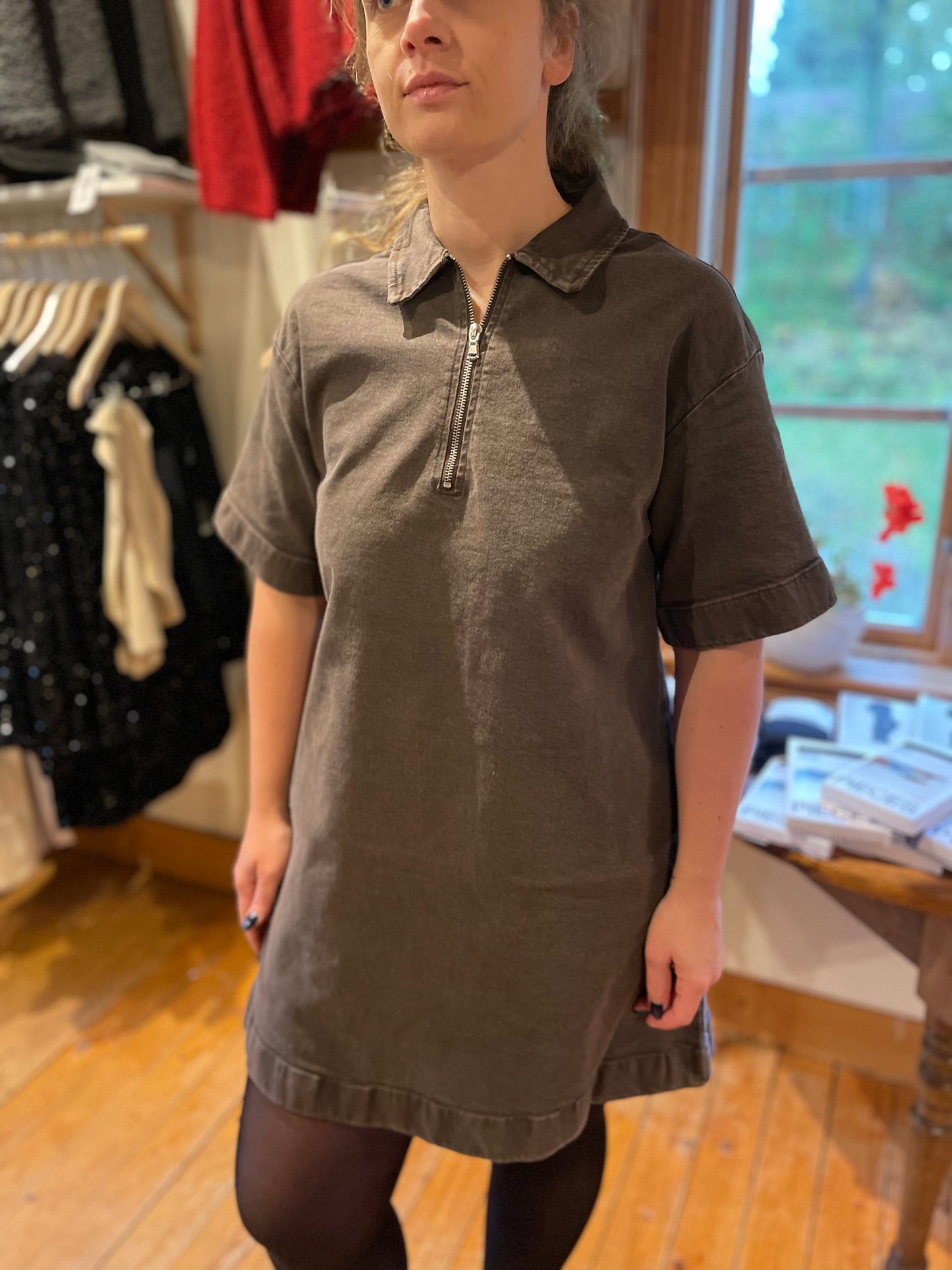 PCSELMA DENIM DRESS