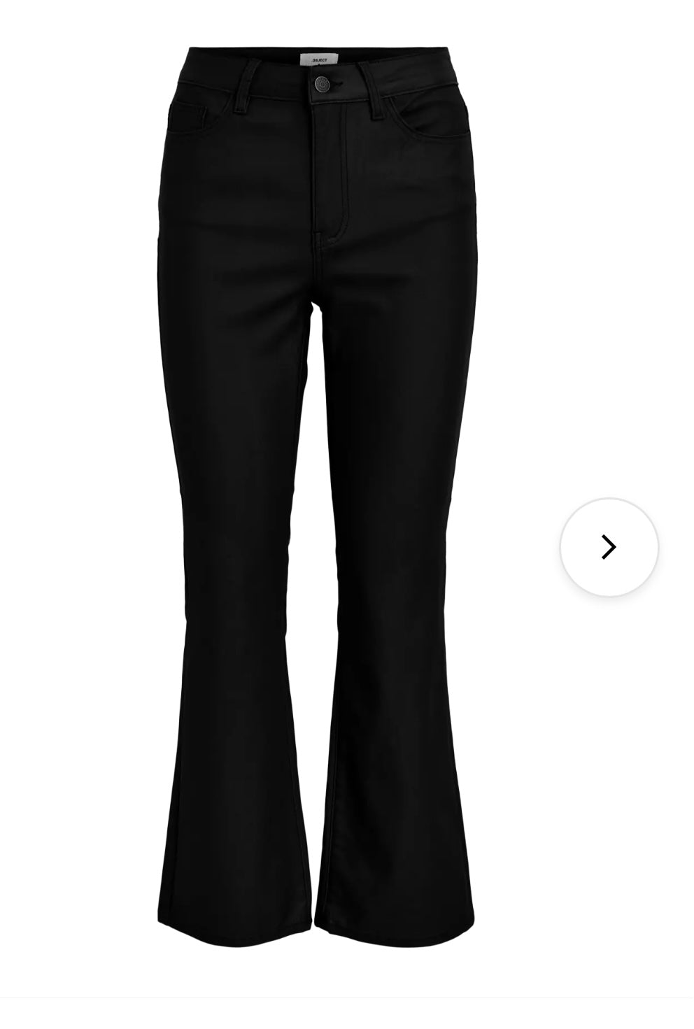 OBJBELLE COATED PANTS