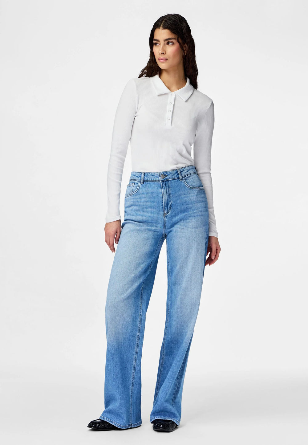 PCSILKE WIDE JEANS
